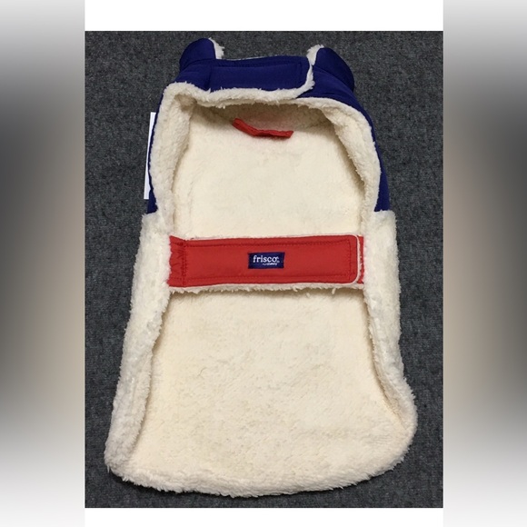 Frisco Pet Apparel M Dog / Cat Retro Colorblock Cream Vest Coat - Picture 4 of 12